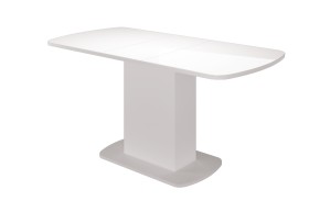 Стол обеденный Соренто 2 раздвижной (Белый) в Новом Уренгое - novyy-urengoy.mebel-74.com | фото