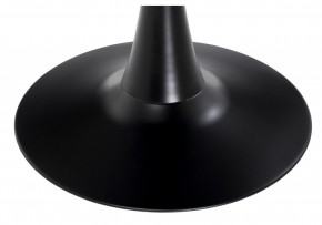 Стол стеклянный Tulip 90x74 black glass в Новом Уренгое - novyy-urengoy.mebel-74.com | фото
