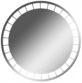 Зеркало Маскат 700х700 с подсветкой Домино (GL7057Z) в Новом Уренгое - novyy-urengoy.mebel-74.com | фото