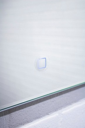 Зеркало Quadro 100 alum (линза) с подсветкой Sansa (SQL1030Z) в Новом Уренгое - novyy-urengoy.mebel-74.com | фото